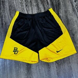 Baylor Bears Shorts Mens Medium Football Nike Dri Fit Workout